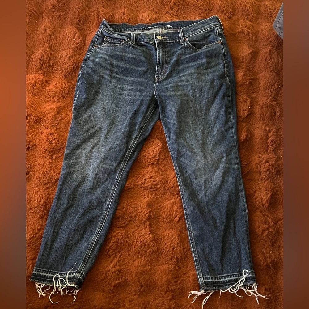 Old Navy Relaxed Fit Dark Jeans